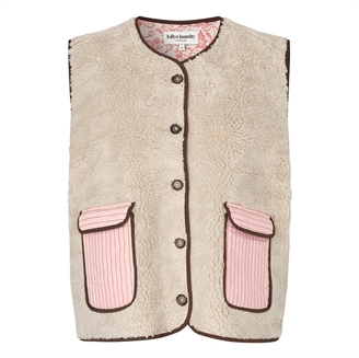 Lollys Laundry JaceLL Love Vest SL Beige